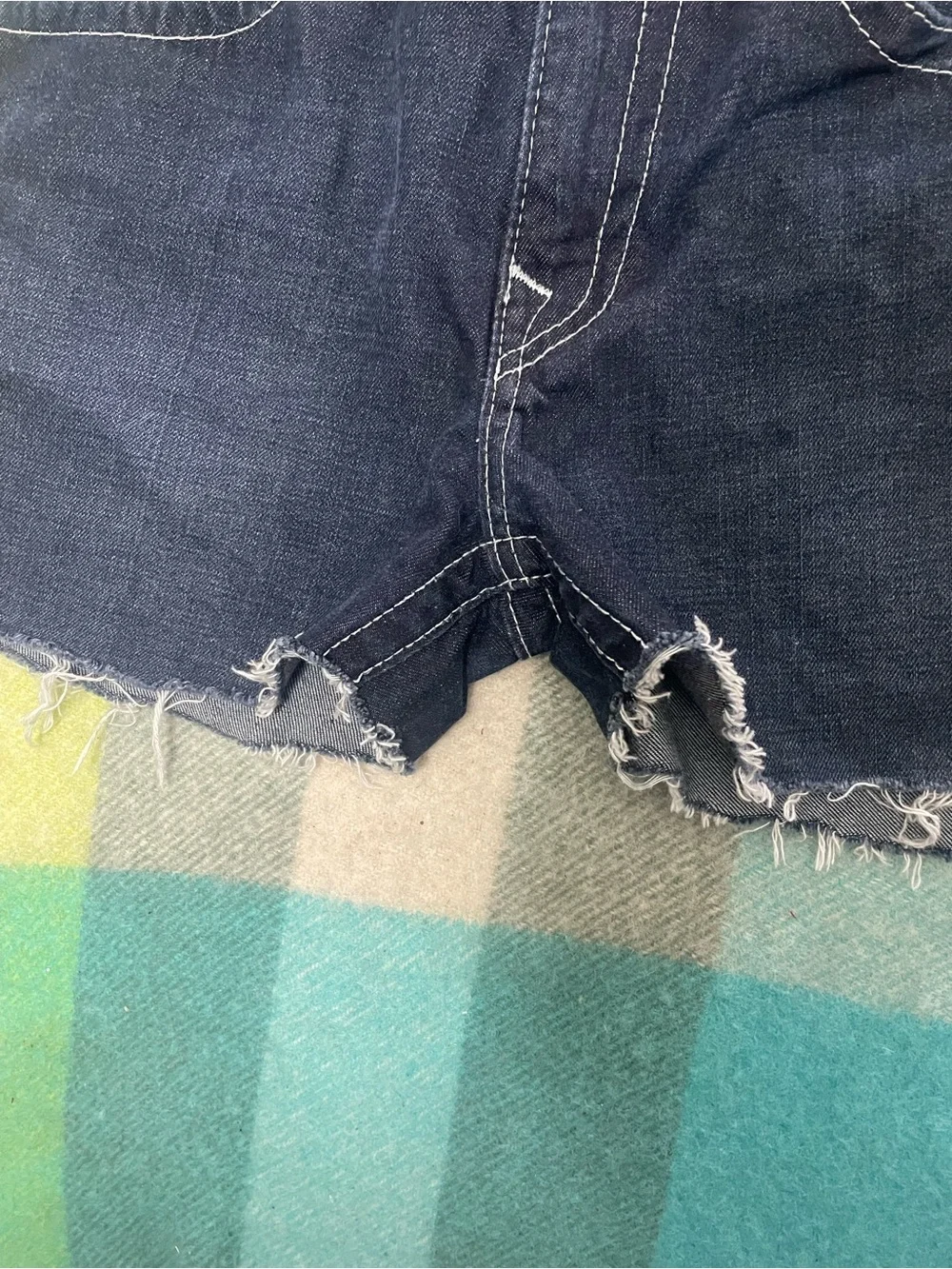 True Religion cut off denim shorts #denim #summer